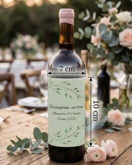 Etichete Autocolante Sticle 🏷️ – Personalizabile pentru Mărturii Elegante ✨